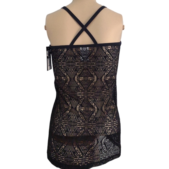 Art Class Girls' Solid Crochet Swimsuit Cover up Dress - Picture 5 of 5